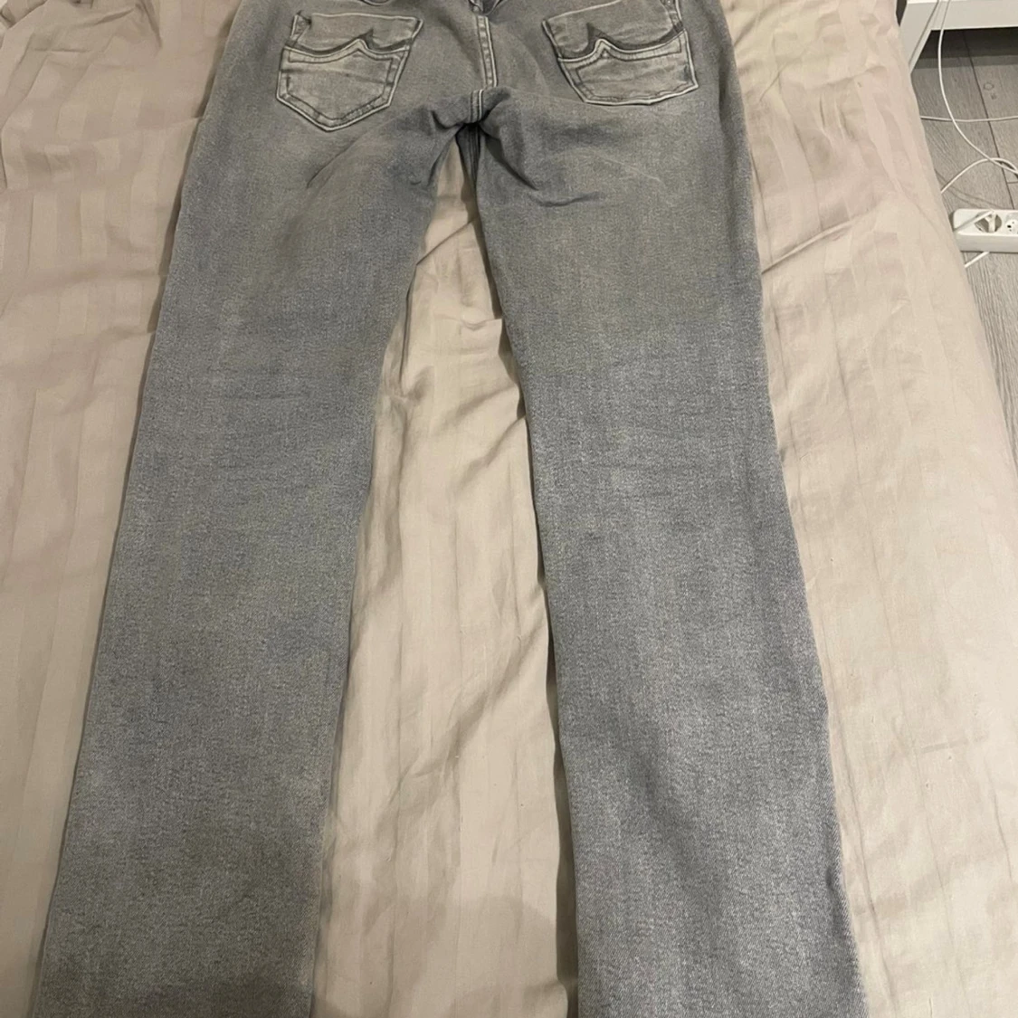 Grå straight jeans från ltb  - 1