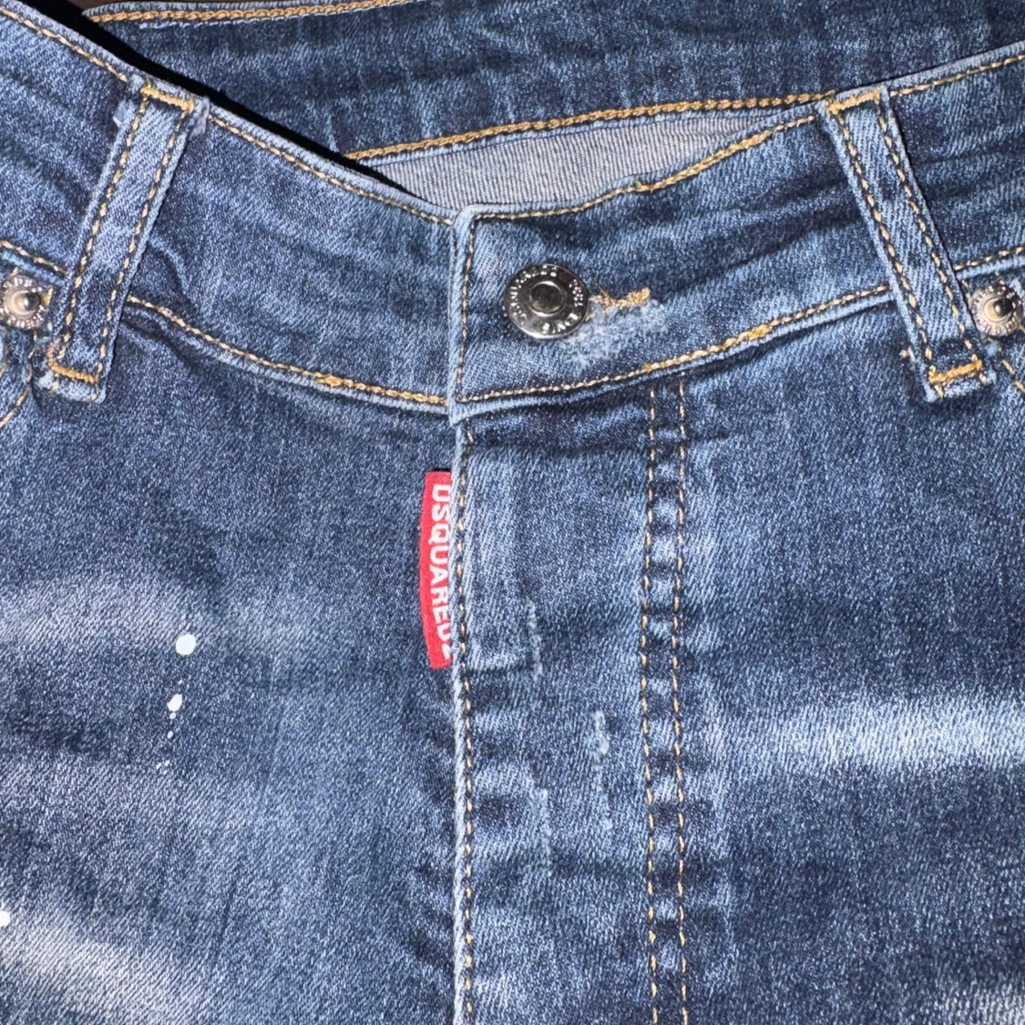 Dsquared2 jeans med färgstänk - 1