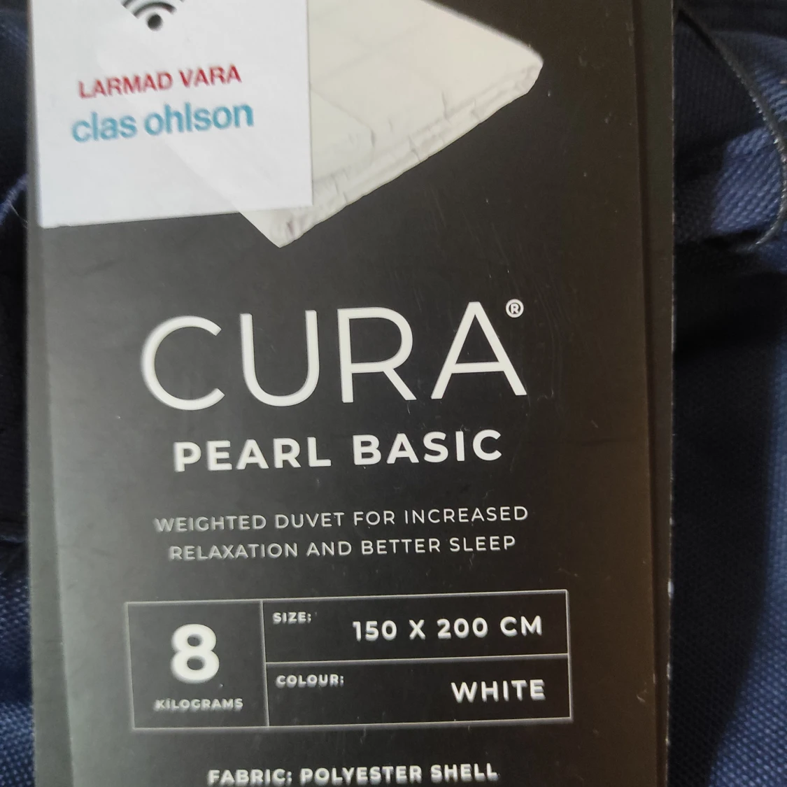 CURA Pearl Basic tyngdtäcke 8kg