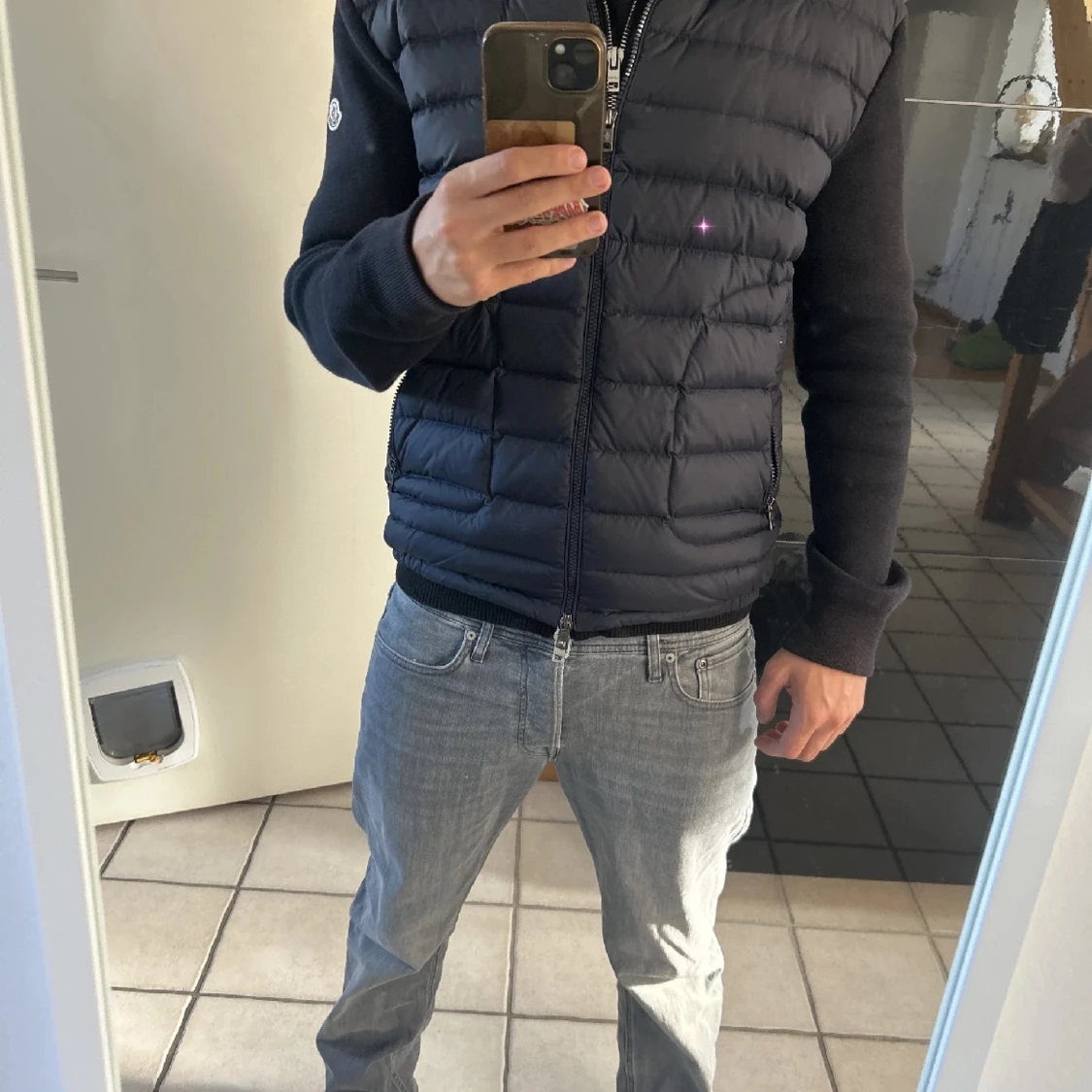 Mörkblå cardigan från Moncler - 3