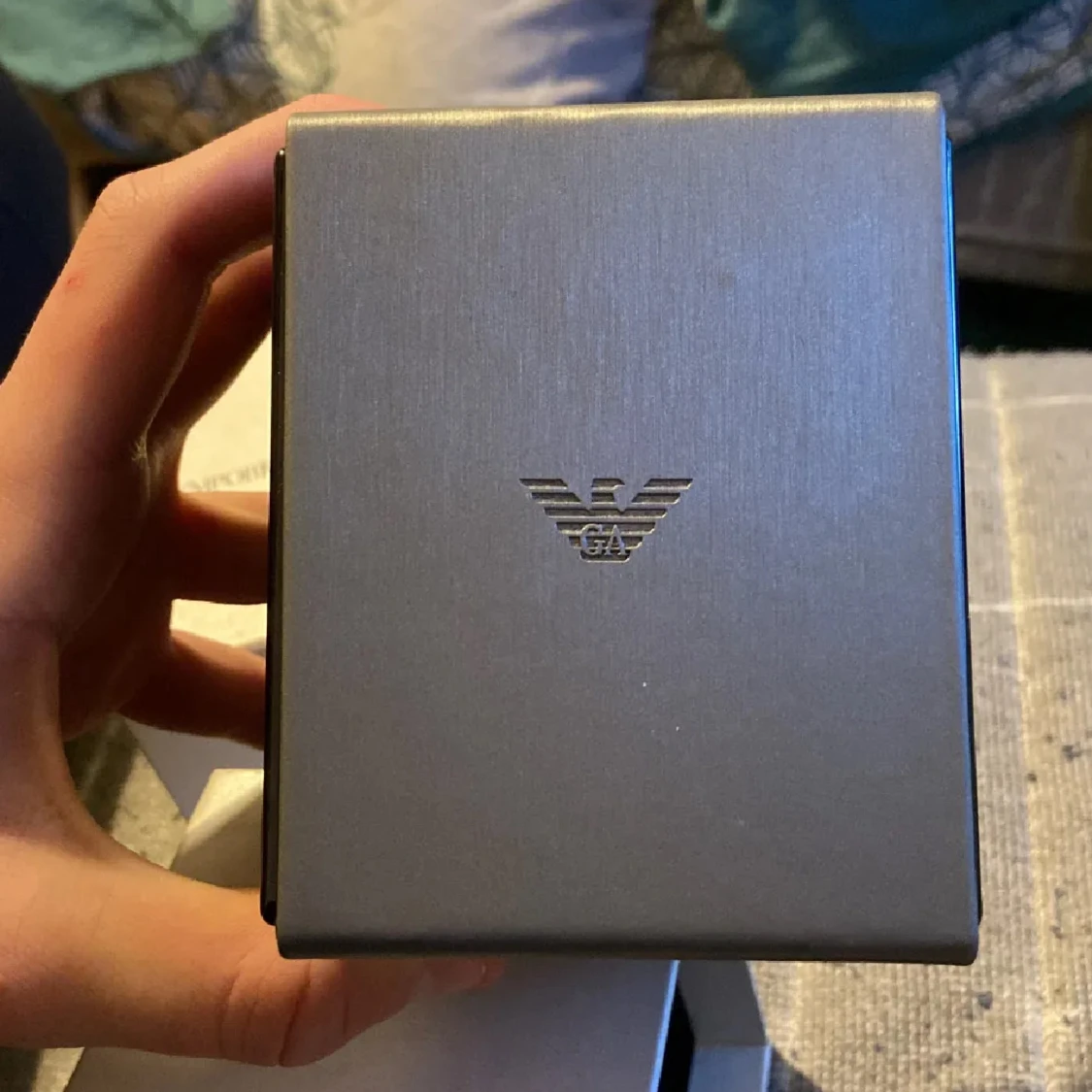 Emporio Armani svart herrklocka - 1