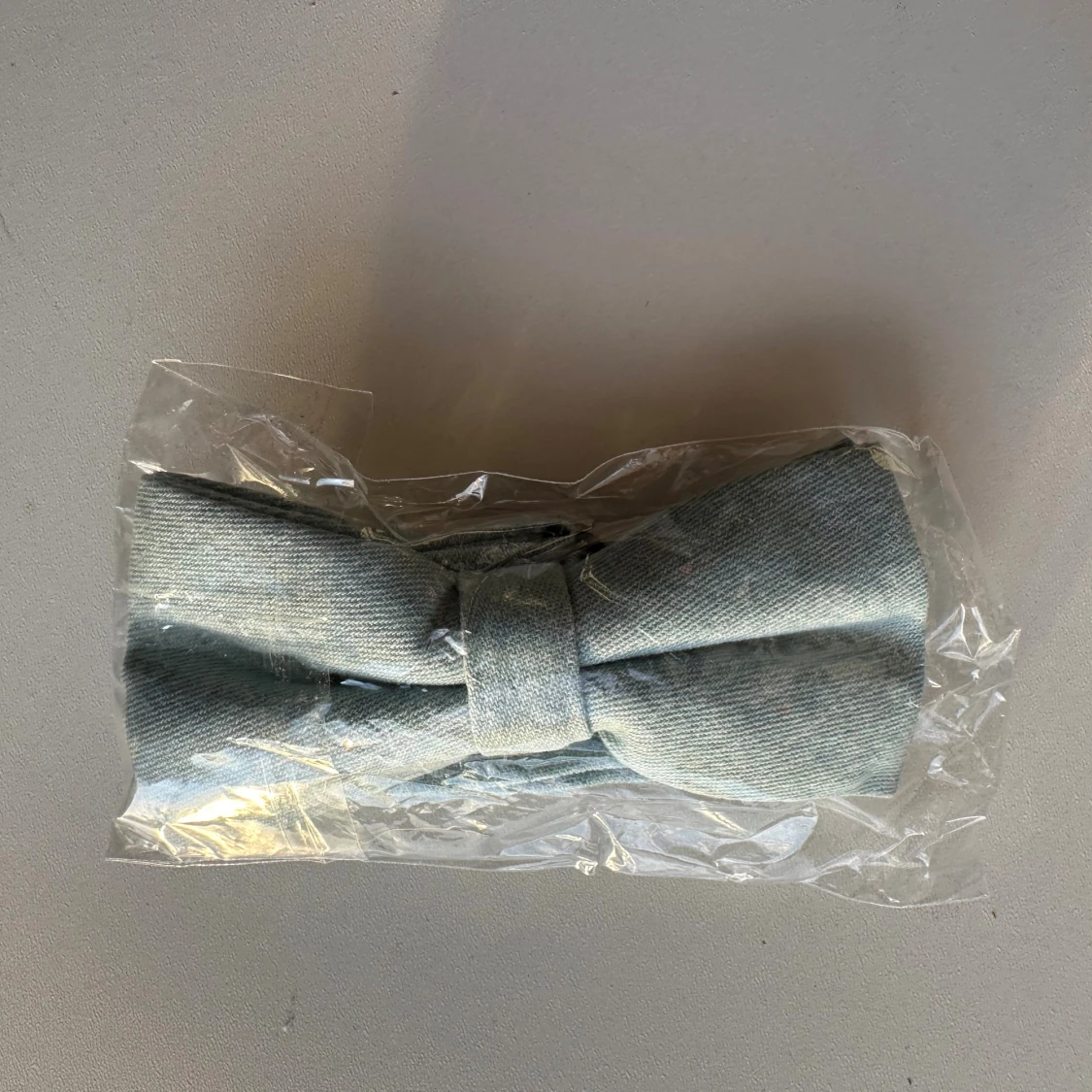 Ljusblå fluga i jeans - Helt NY - 1