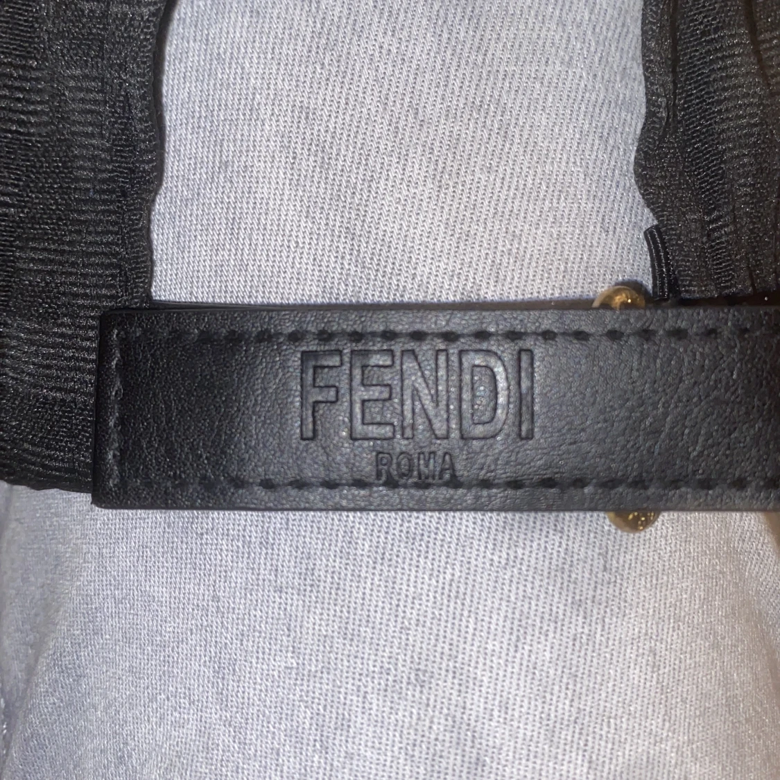 Svart Fendi keps med monogram - 3