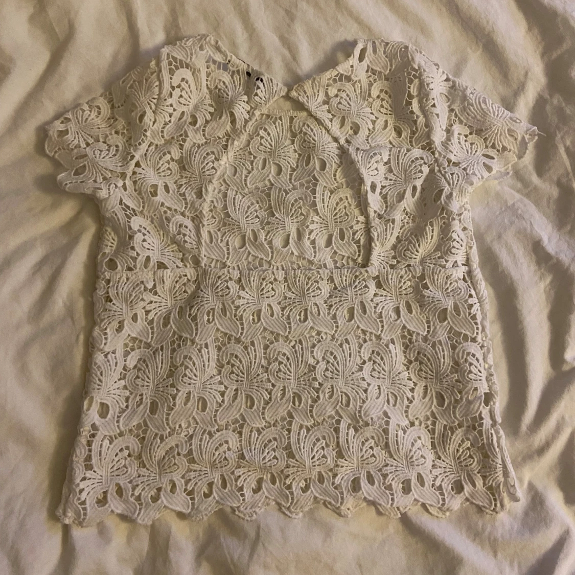 Vit spetsblus Zara - 2