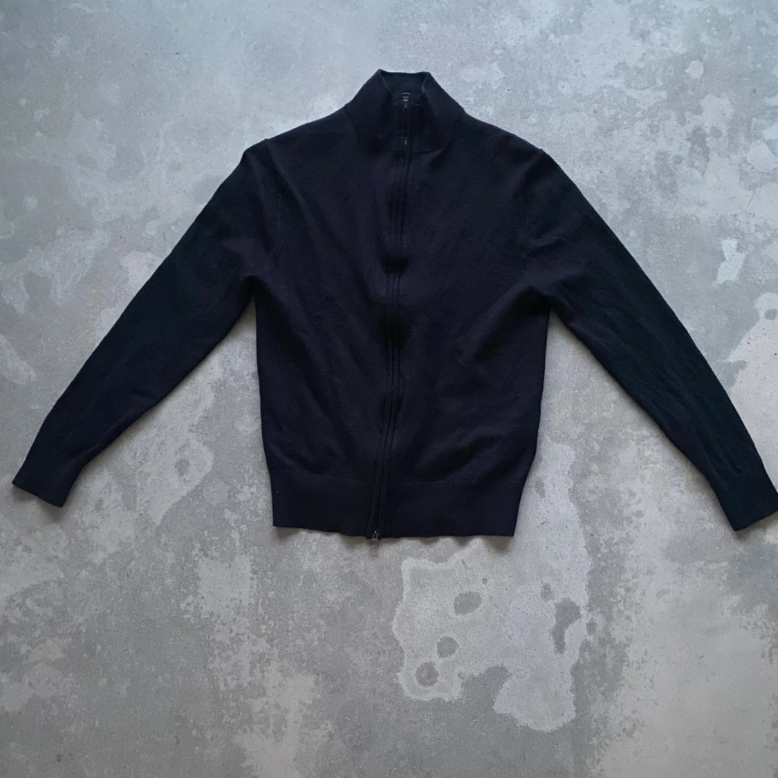 Mörkblå merinoull kofta These Glory Days