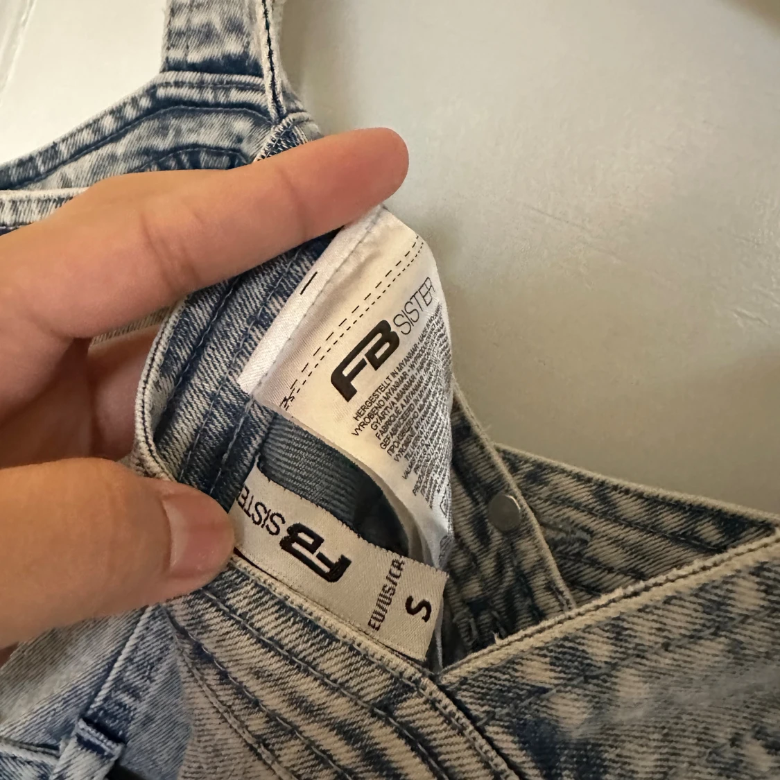 Jeansklänning med bälte från FB Sister - 2