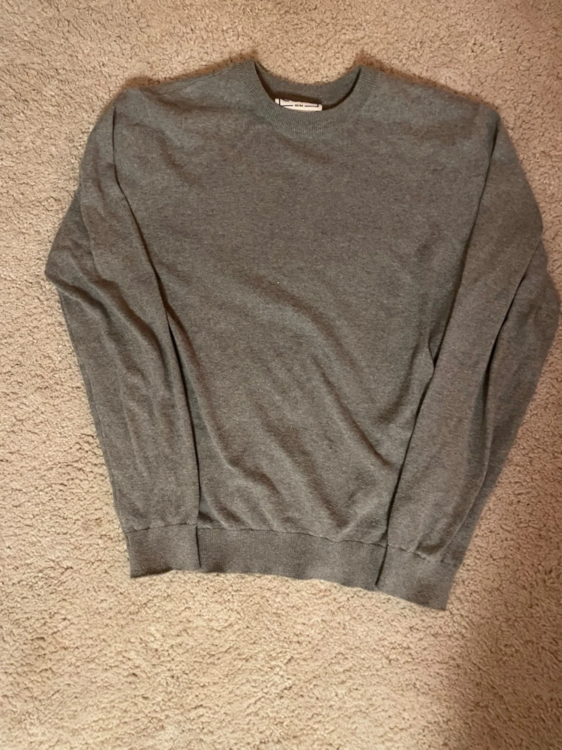 Grå basic sweatshirt