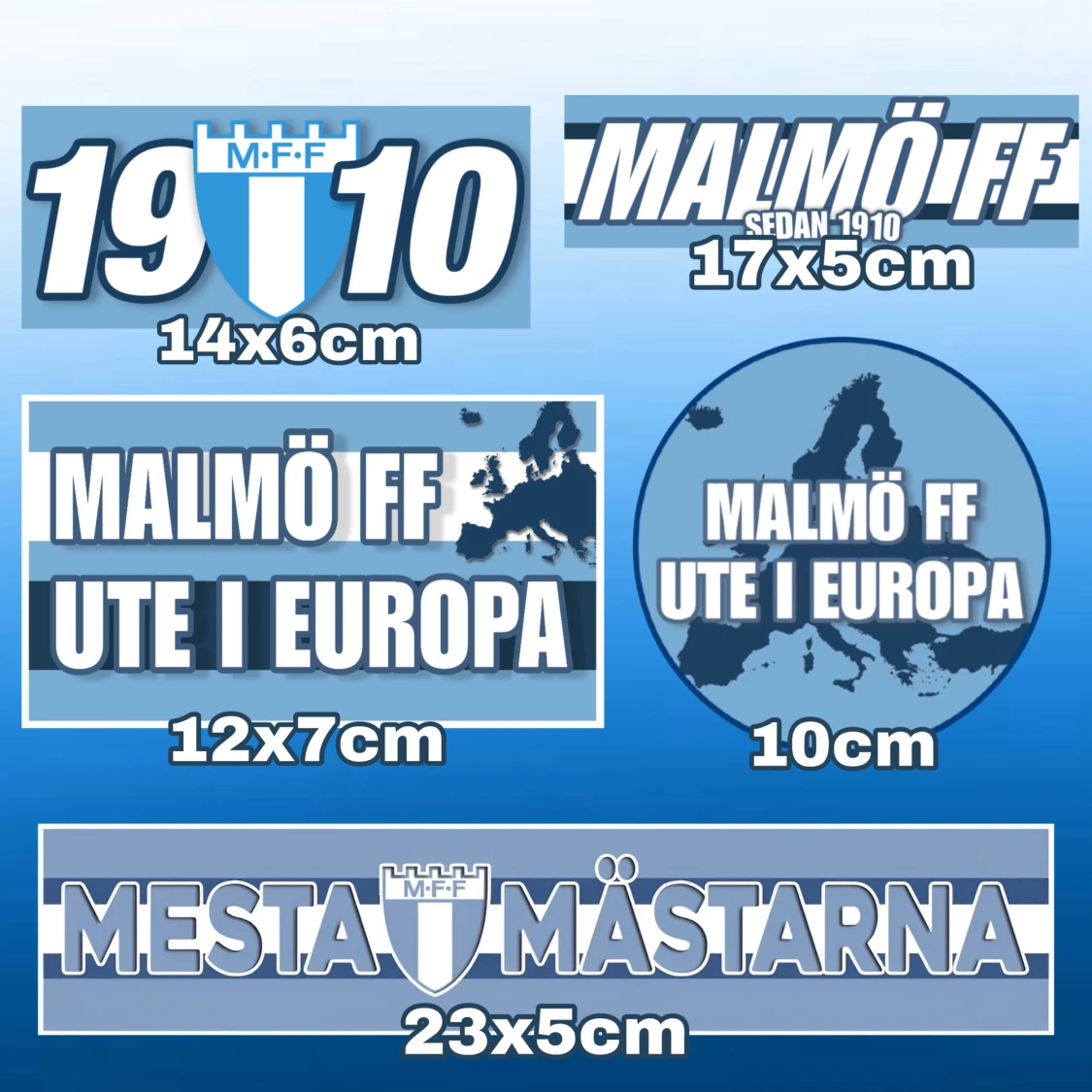 50st Malmö FF Klistermärken - 1