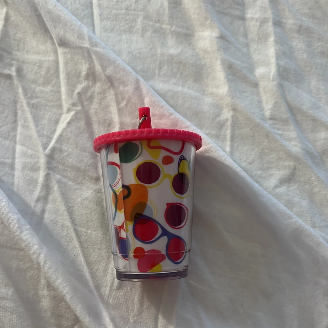 Starbucks nyckelringsmugg med färgglatt mönster mönster - 1