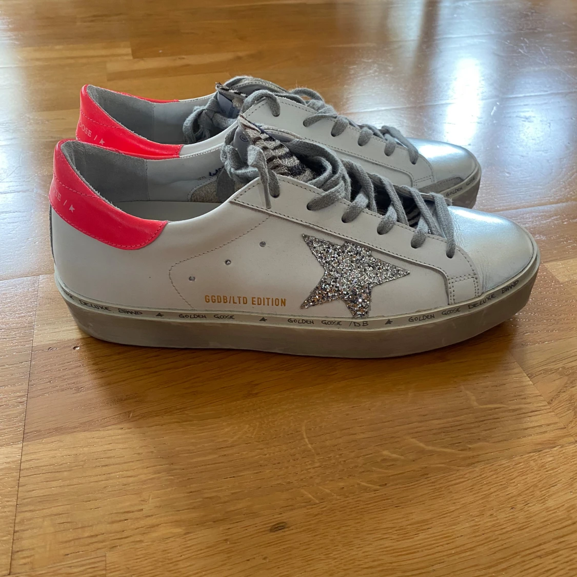 Golden Goose Hi Star sneakers med glitterstjärna - 3