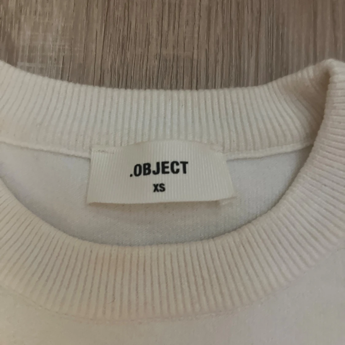 Vit långärmad tröja från Object - 2