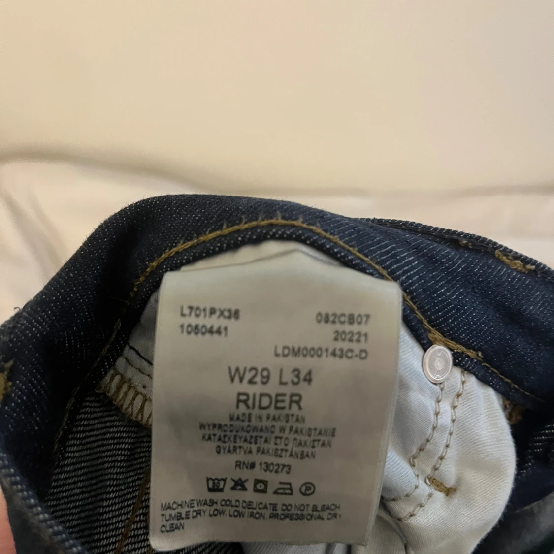 Mörkblå Rider jeans W29 L34 - 2