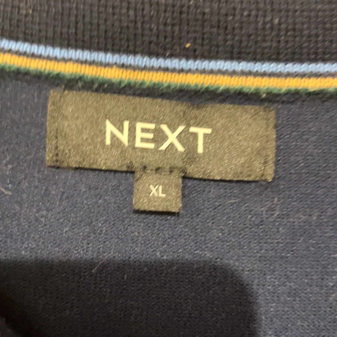 Blå tröja med half zip från NEXT - 1