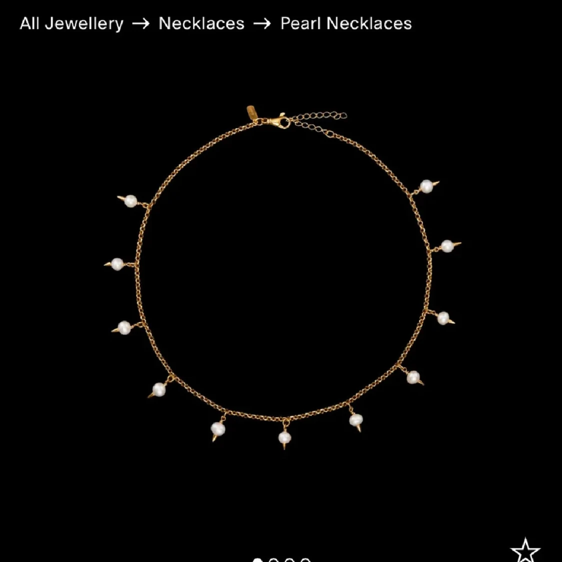 Slutsålt Maria Nilsdotter pärlhalsband 