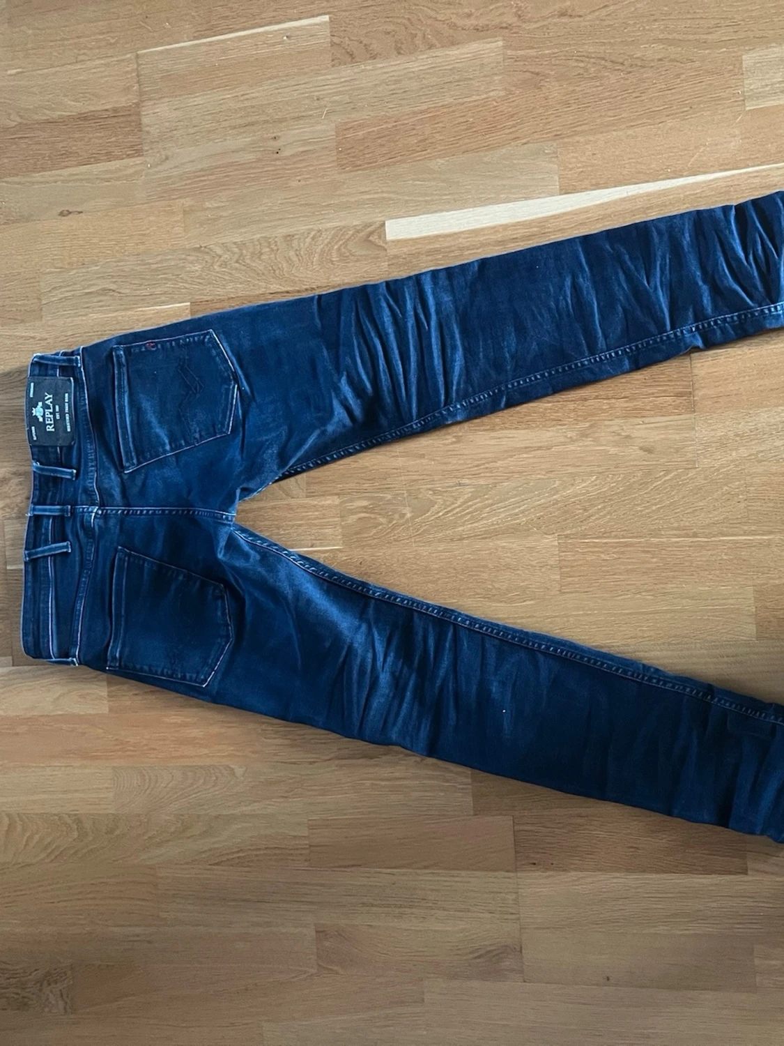 Replay Anbass slim fit jeans blå