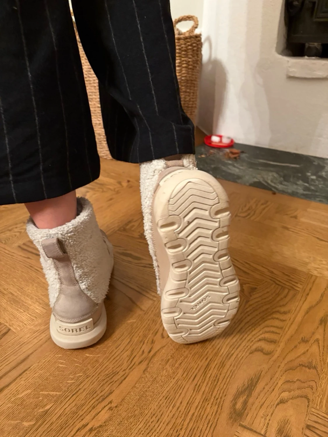 Beige vinterboots från Sorel - 3