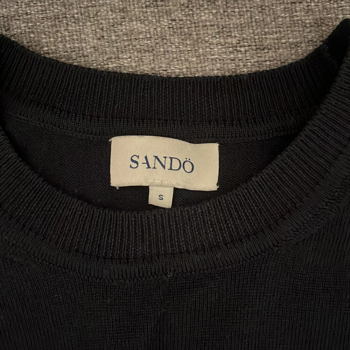 Mörkblå tröja från Sandö, stl S - 2