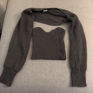 Stickad tubtopp med bolero  - Oanvänd, normal i storleken 