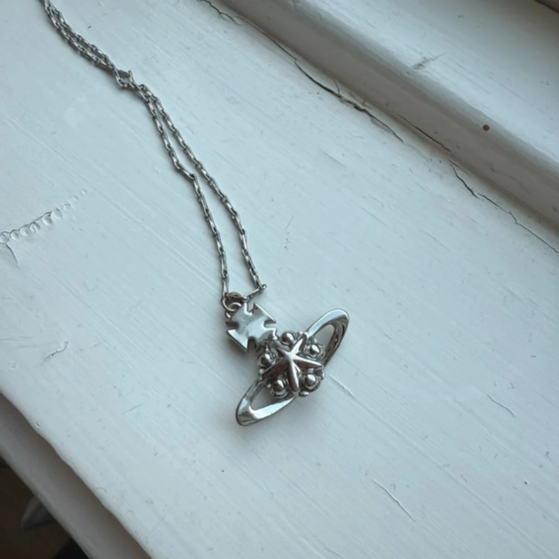 Vivienne Westwood halsband i silver - 1