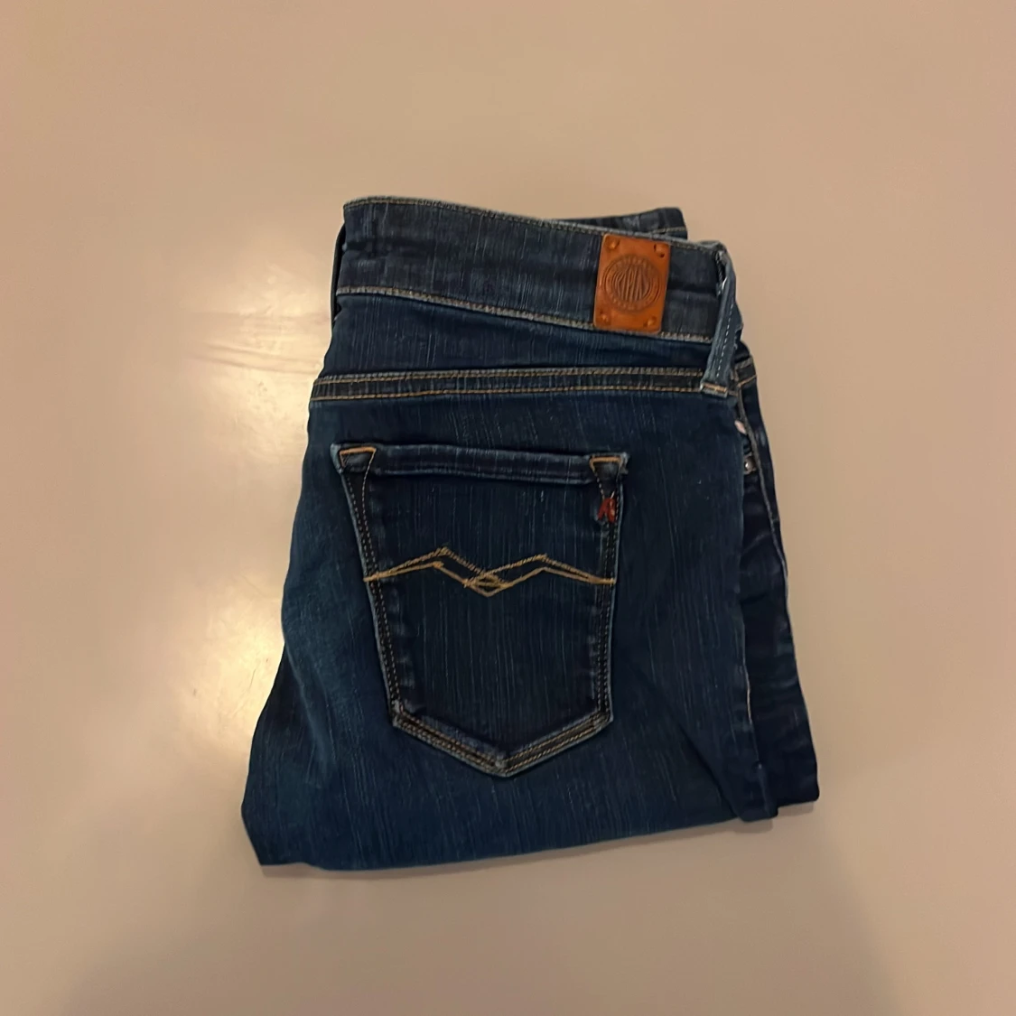 Replay Hyperflex jeans blå, stl 28