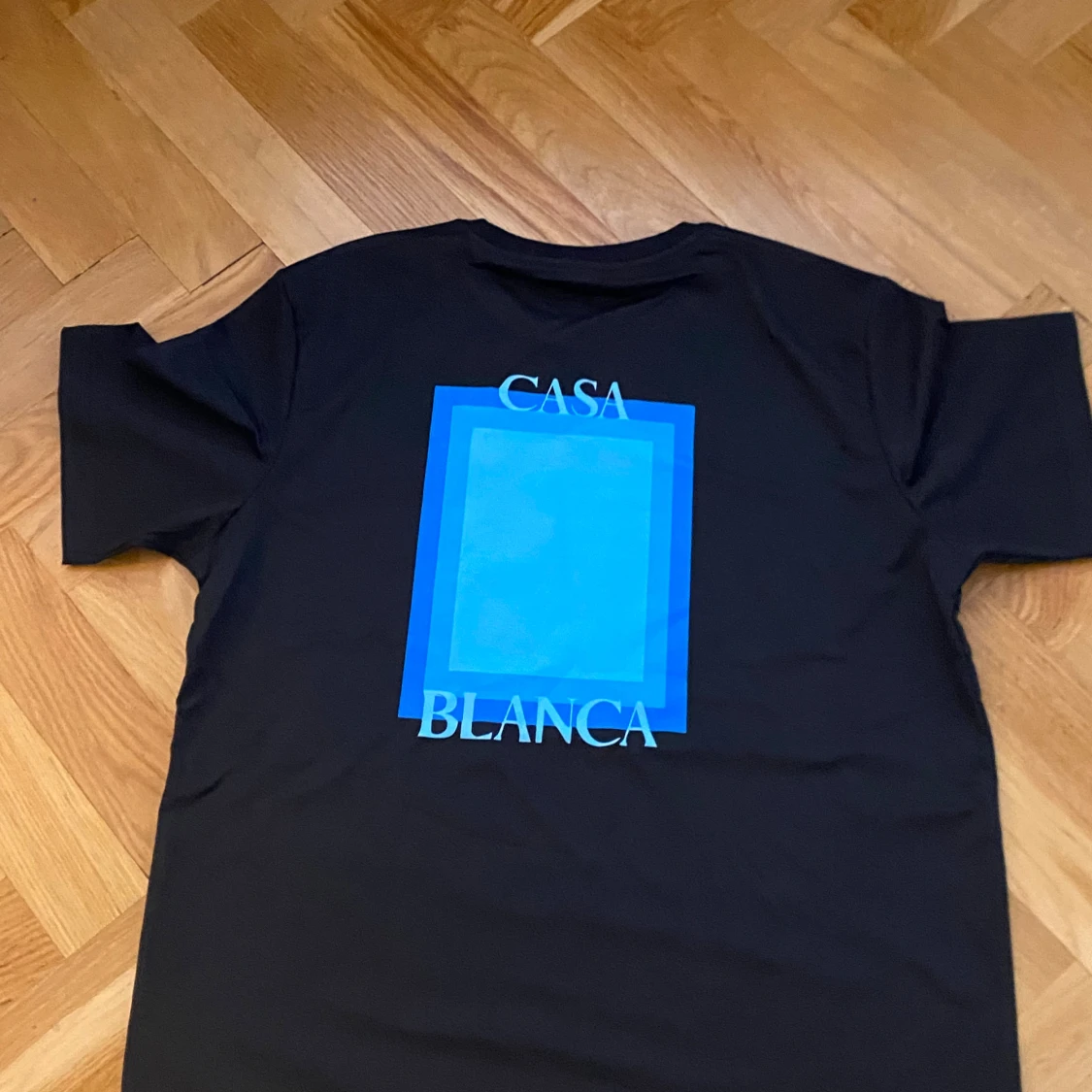 Svart Casablanca t-shirt med tryck - 1