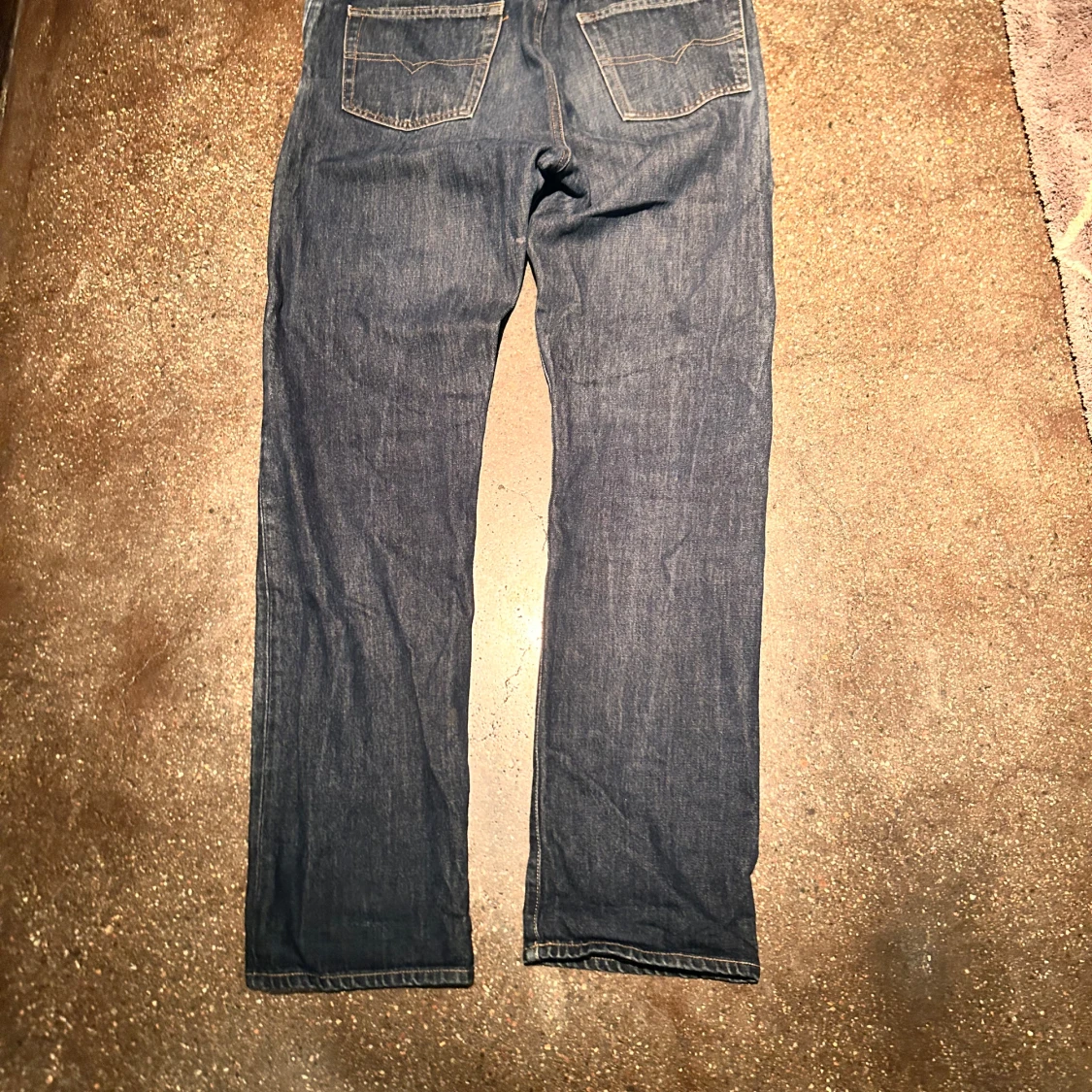 Blå raka jeans från Diesel - 1