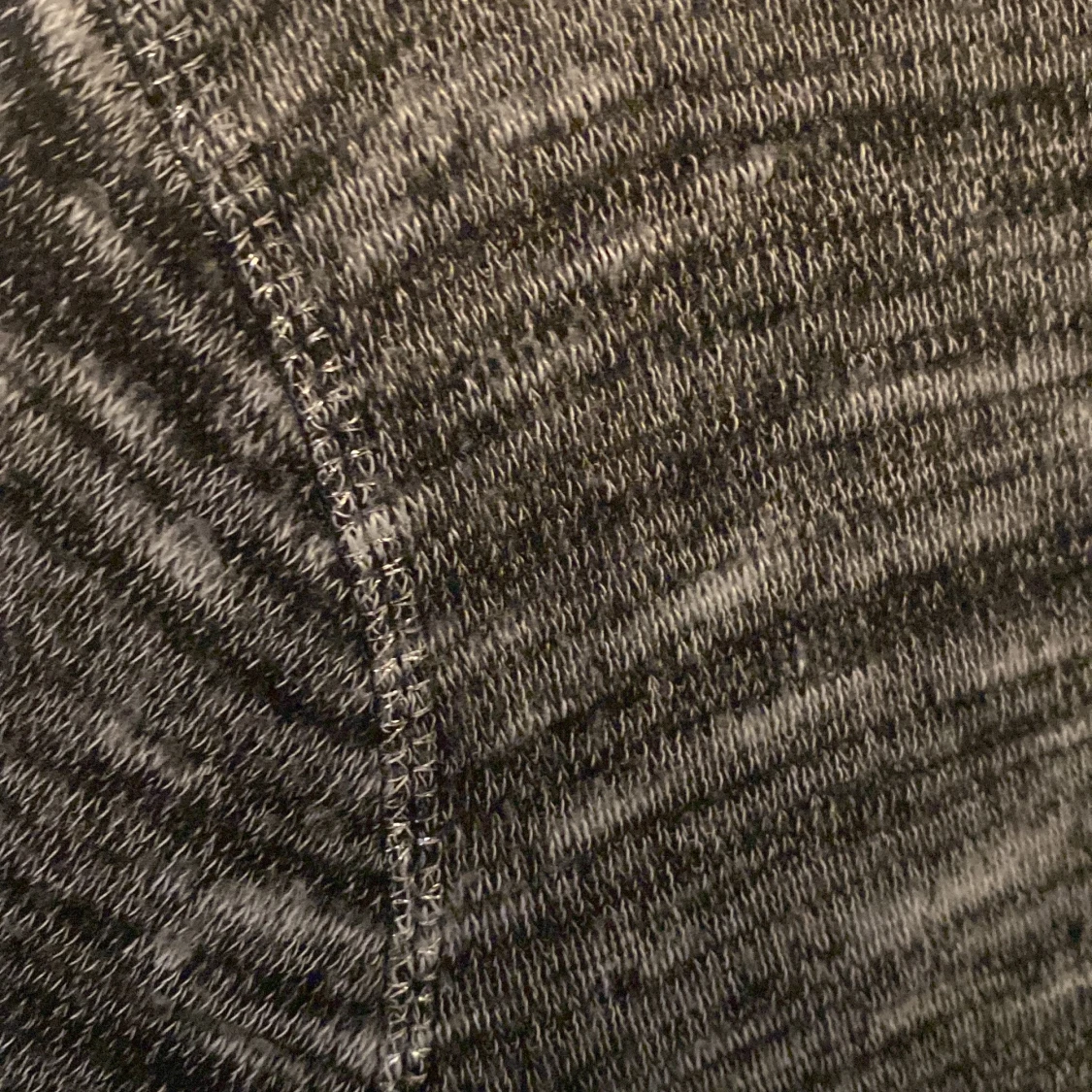 Gråmelerad hoodie-kofta från H&M - 3