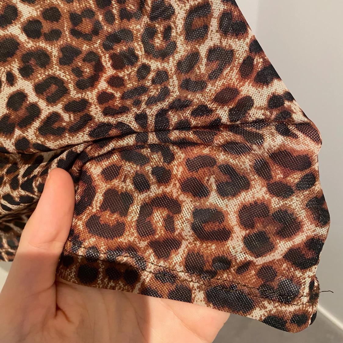 Leopardmönstrad mesh-topp från missguided - 3