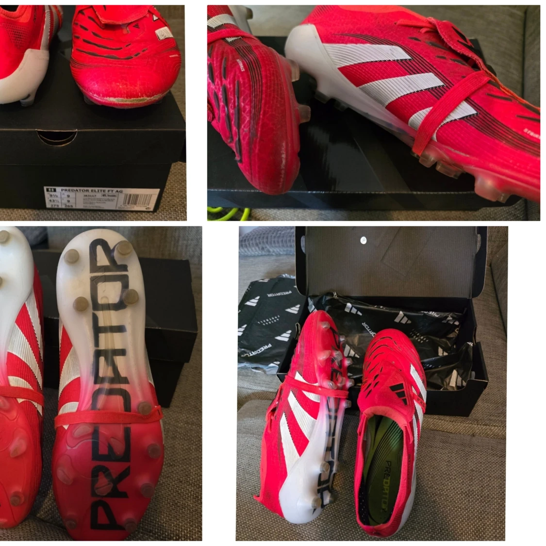 Adidas Predator Elite Fold-over Tongue AG Pure - 4