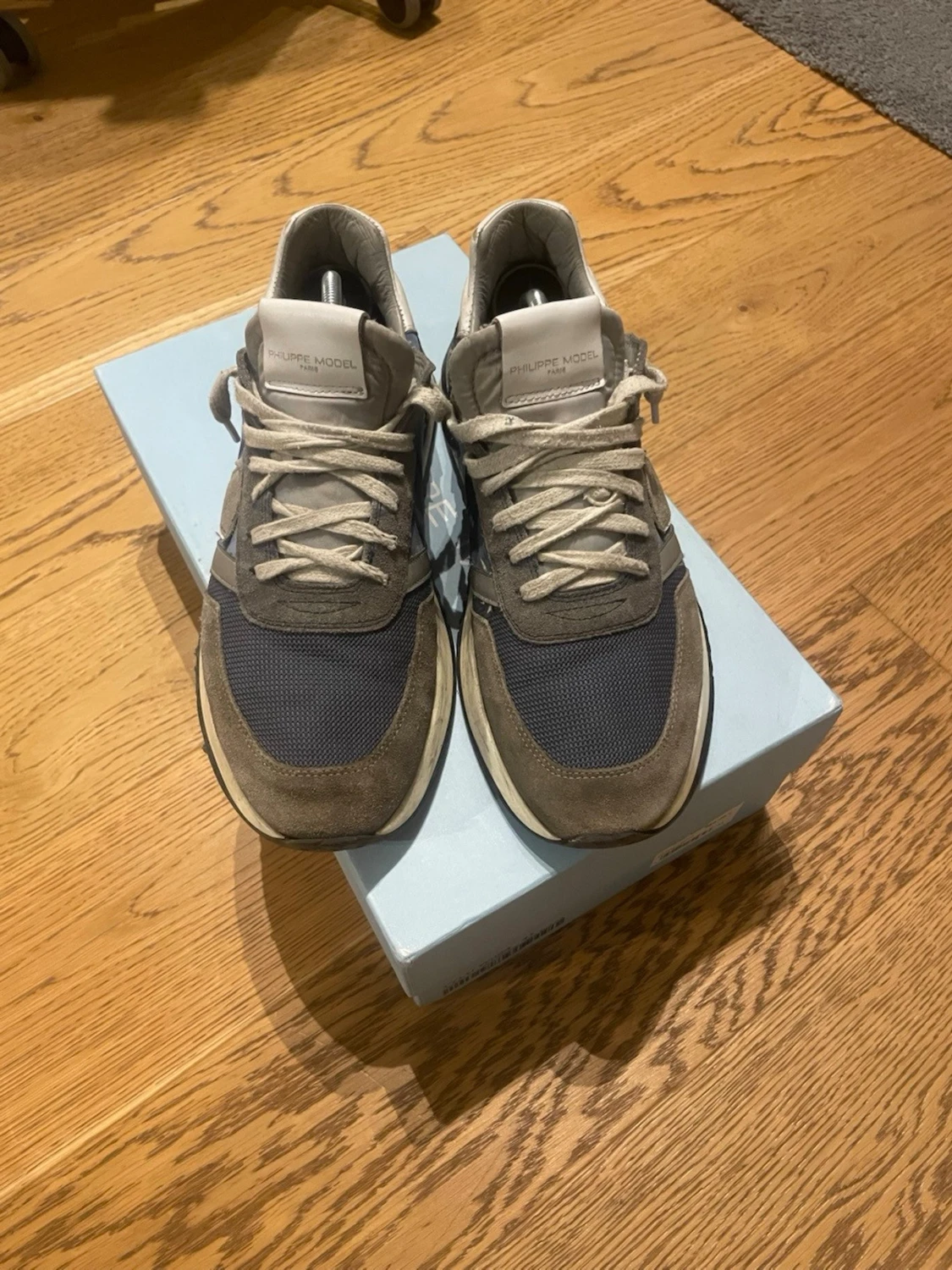 Philippe Model blå/grå sneakers - 2