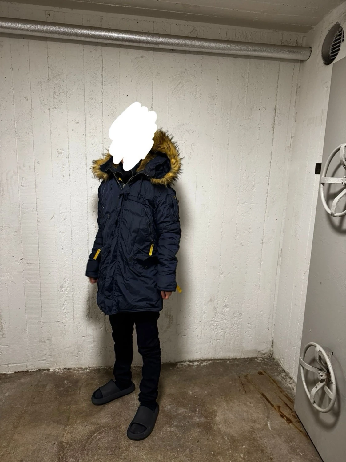 Mörkblå jacka , Alpha industri - 1