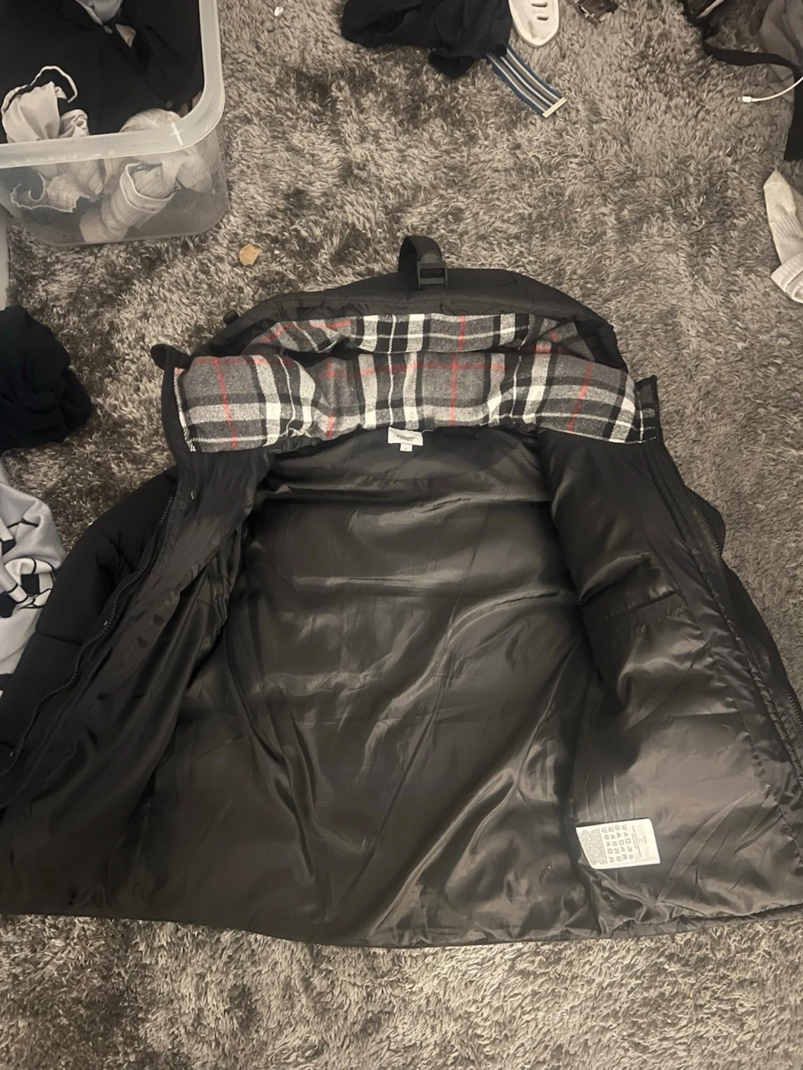 Rutig jacka från Burberry i S - 5