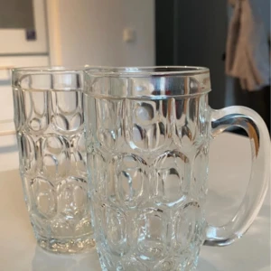 Ölglas - Två stora ölglas 