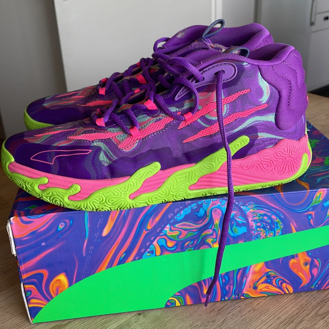 Puma MB.01 M.E.L.O. sneakers lila/neon - 1