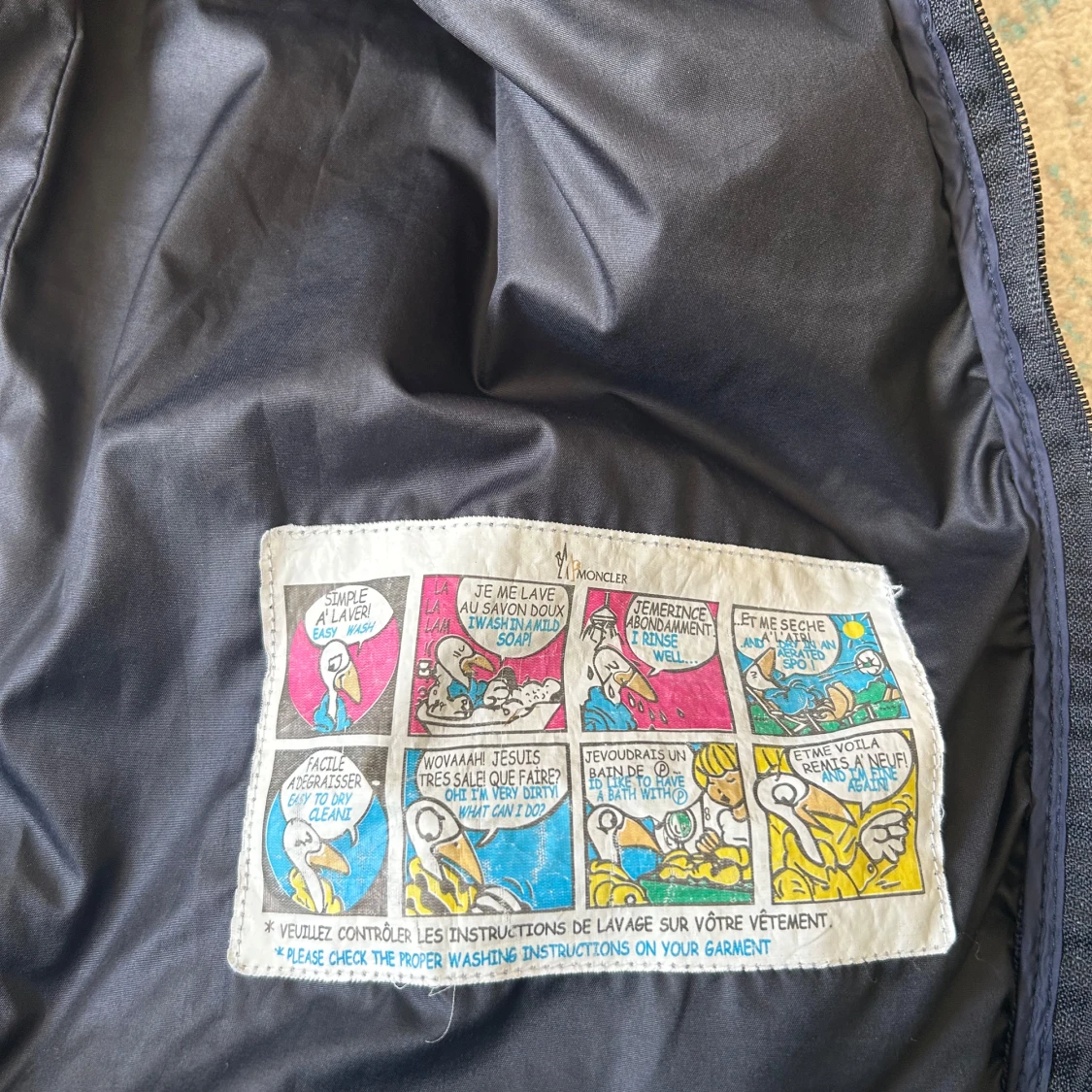 Blå dunväst från Moncler - 2