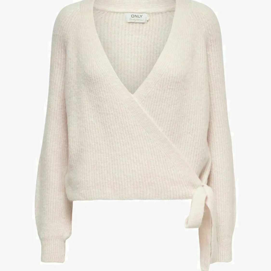 Beige omlottkofta från ONLY