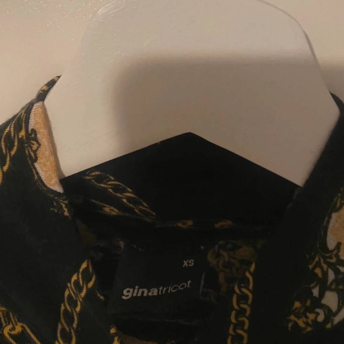 Mönstrad långärmad topp Gina Tricot XS - 1