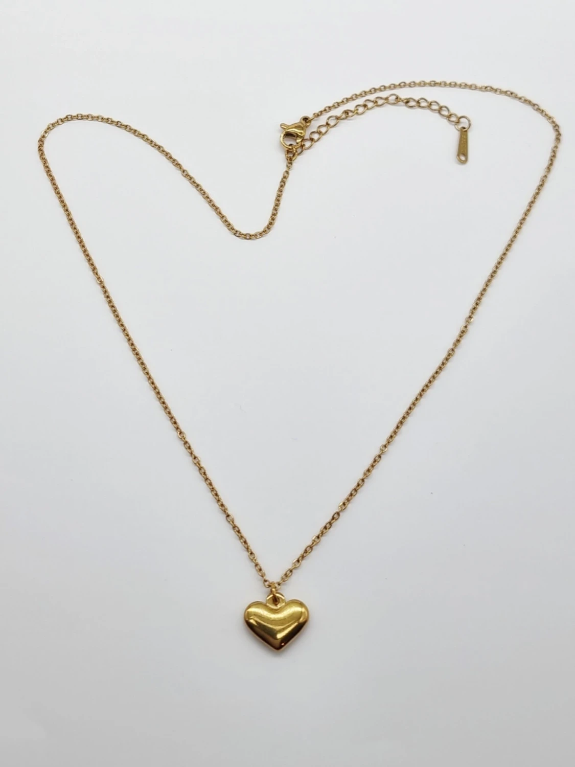 Stilfullt halsband med hjärta  - 1