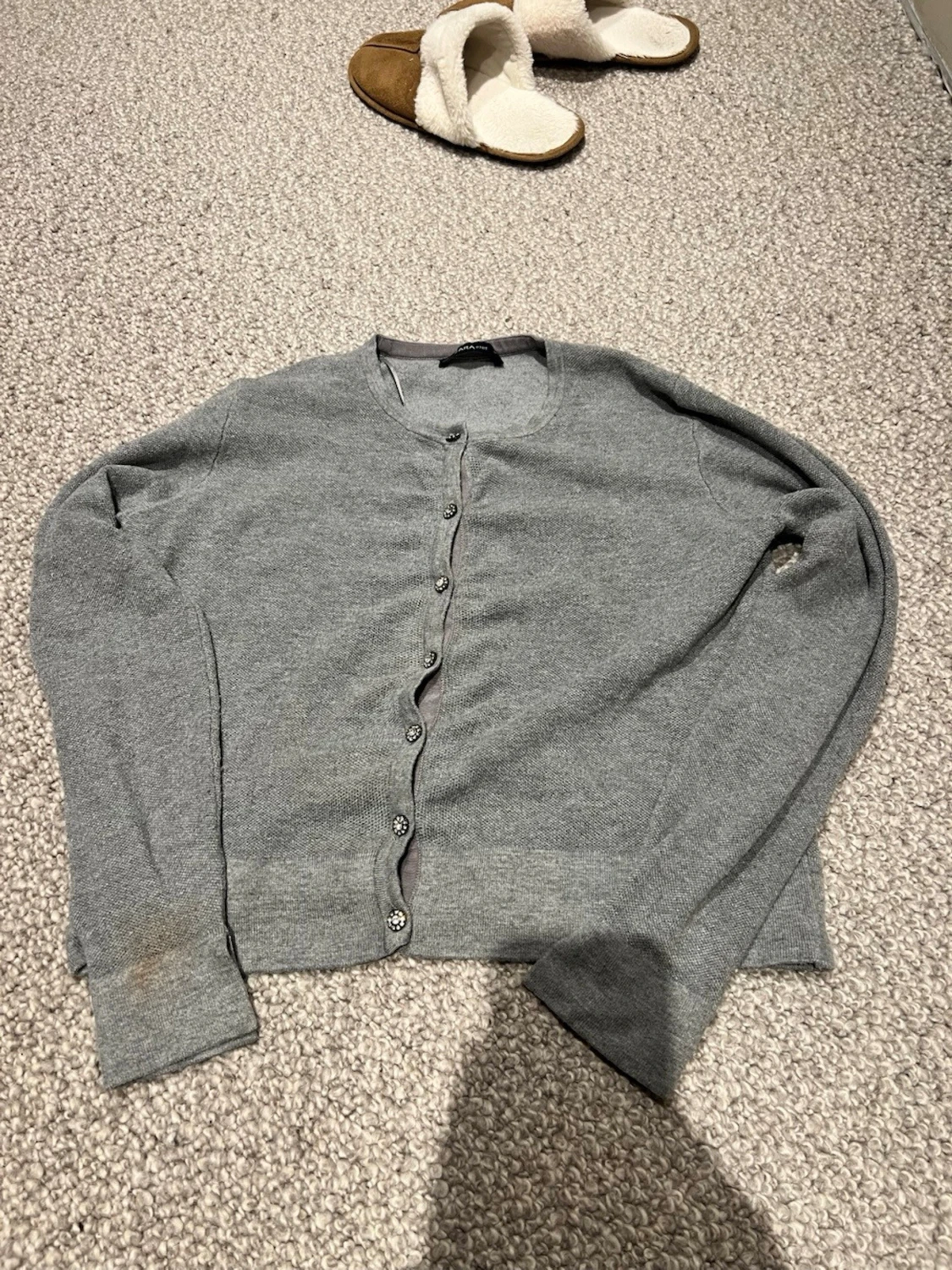 Grå kofta med detaljer - 2