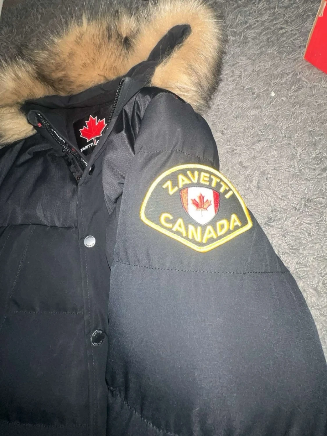 Svart dunjacka från Zavetti Canada - 2