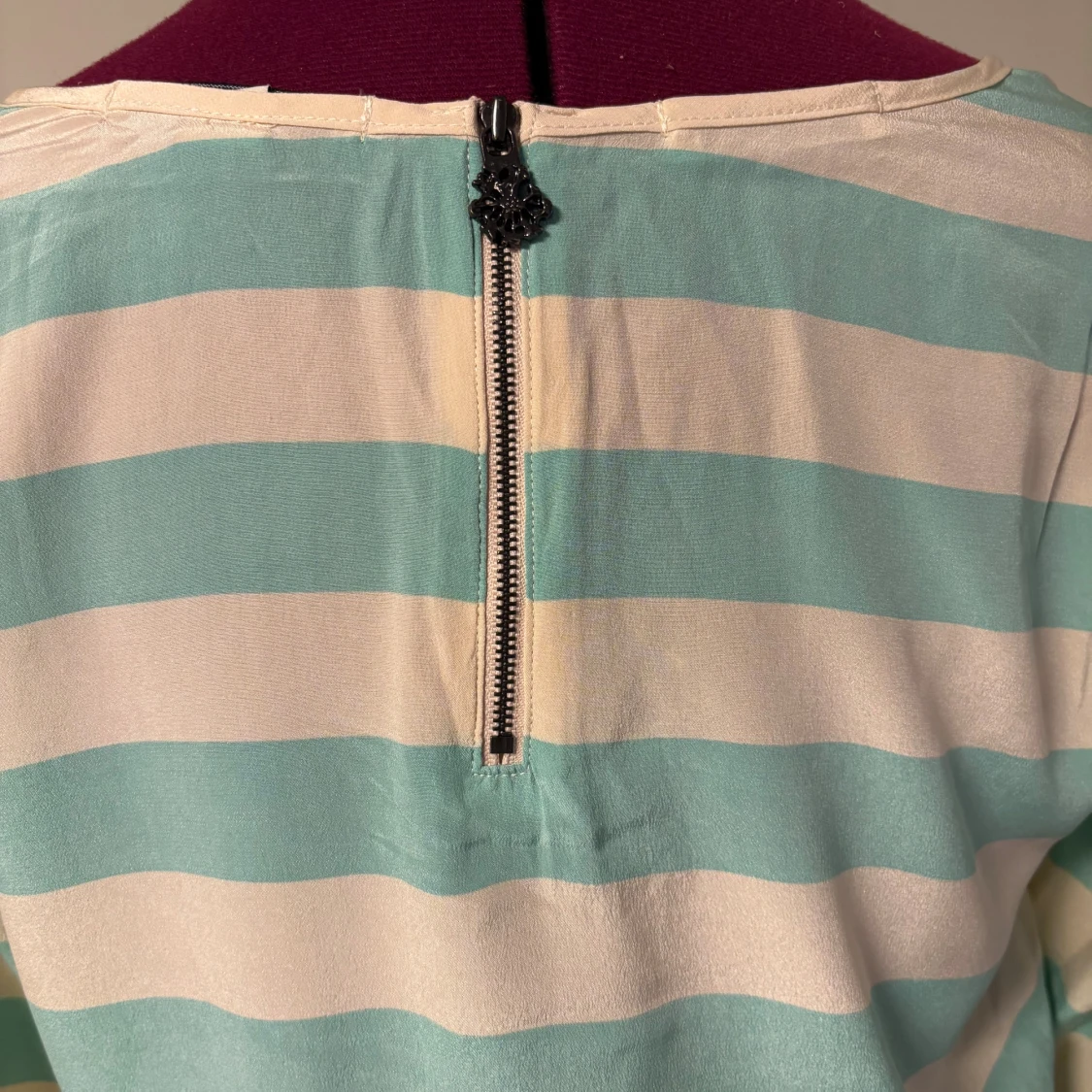 Randig silkesblus Maison Scotch - 1