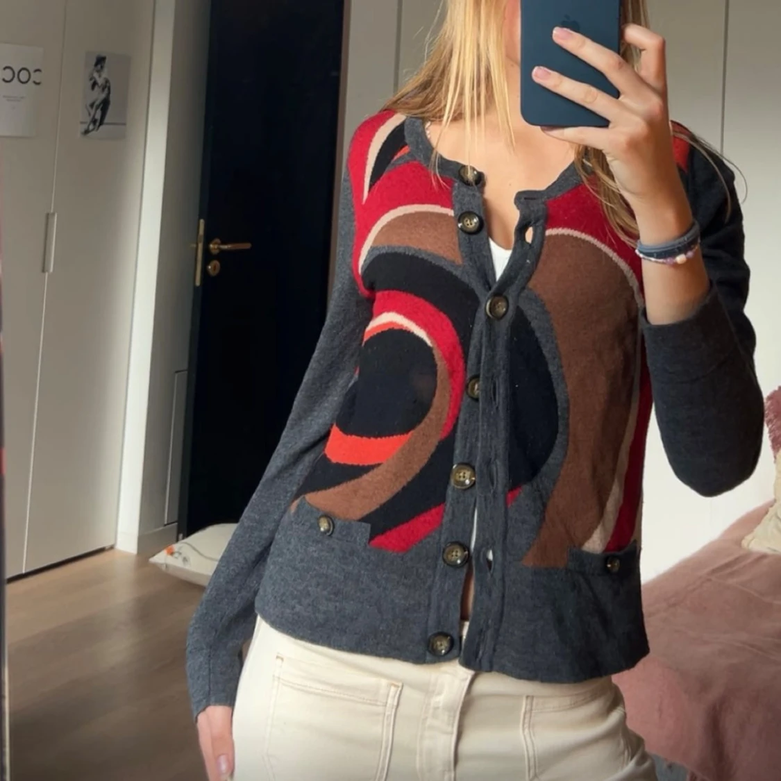 Mönstrad kofta från Betty Barclay