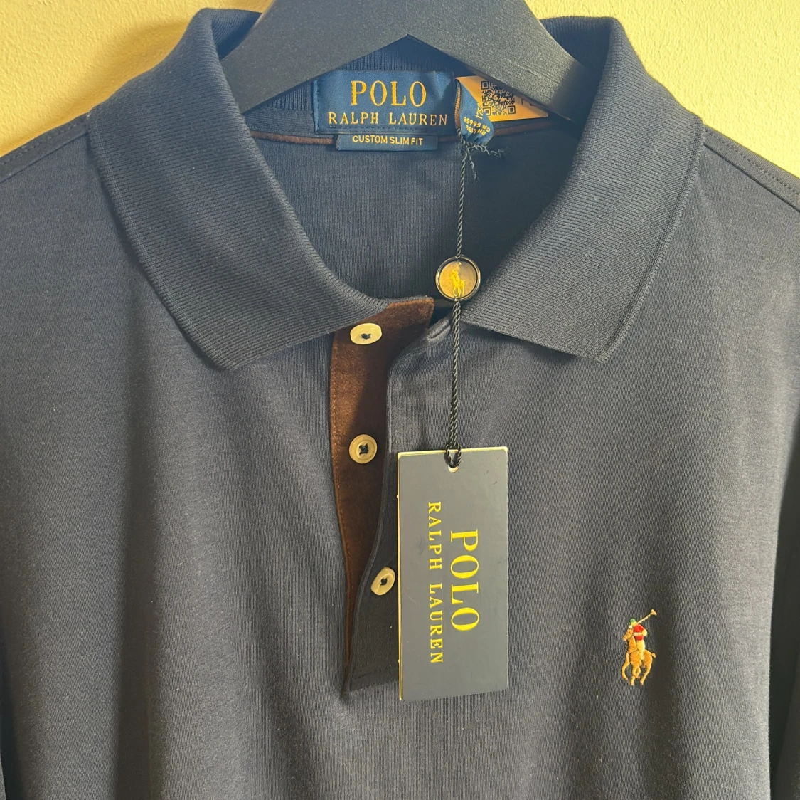 Ralph lauren polotröja marinblå med prislapp - 3