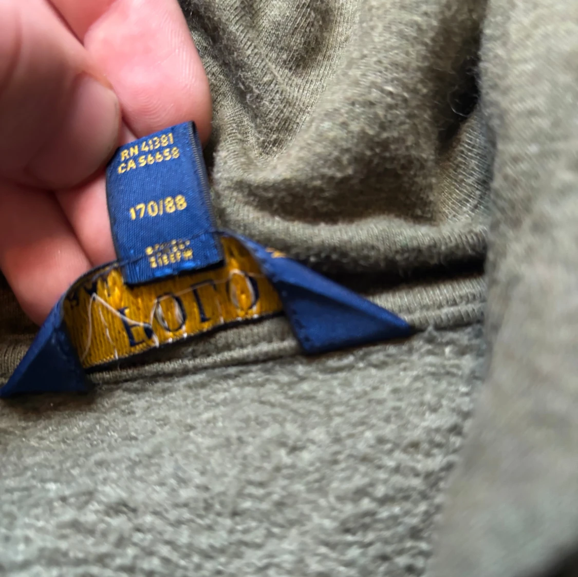 Olivgrön hoodie från Polo Ralph Lauren - 4