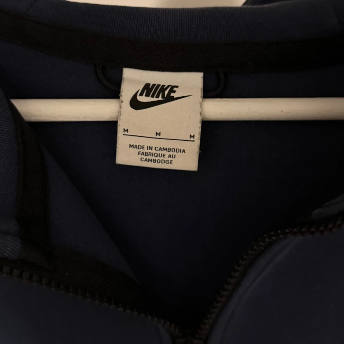 Mörkblå Nike tech fleece - 2