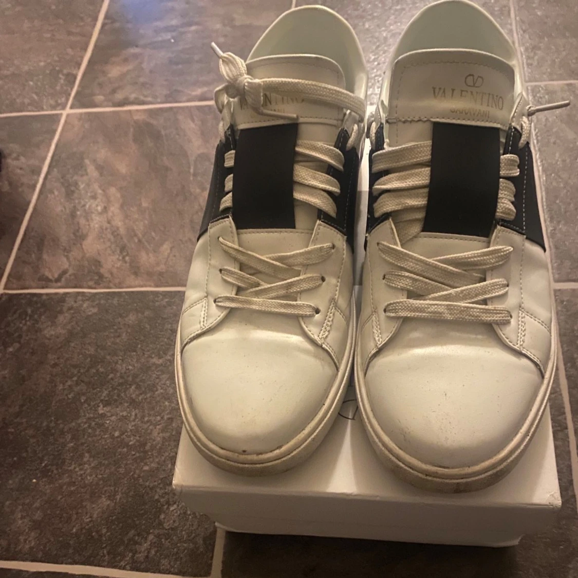 Valentino Garavani Open sneakers vit/blå - 1