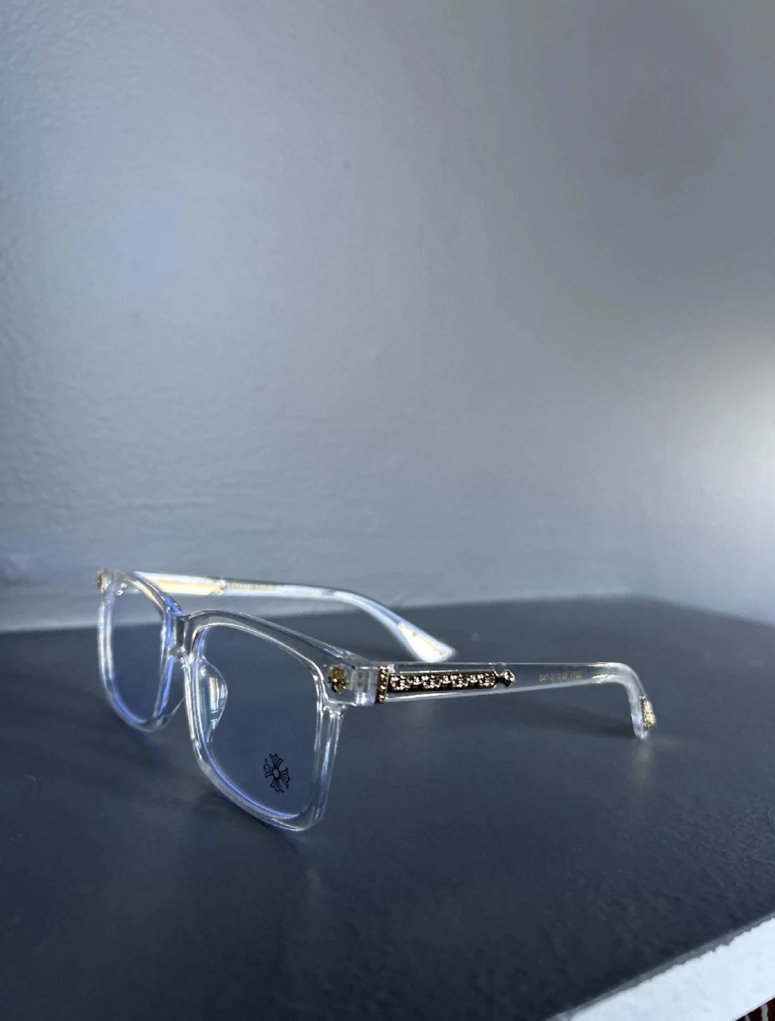 Chrome Hearts transparenta glasögon - 1