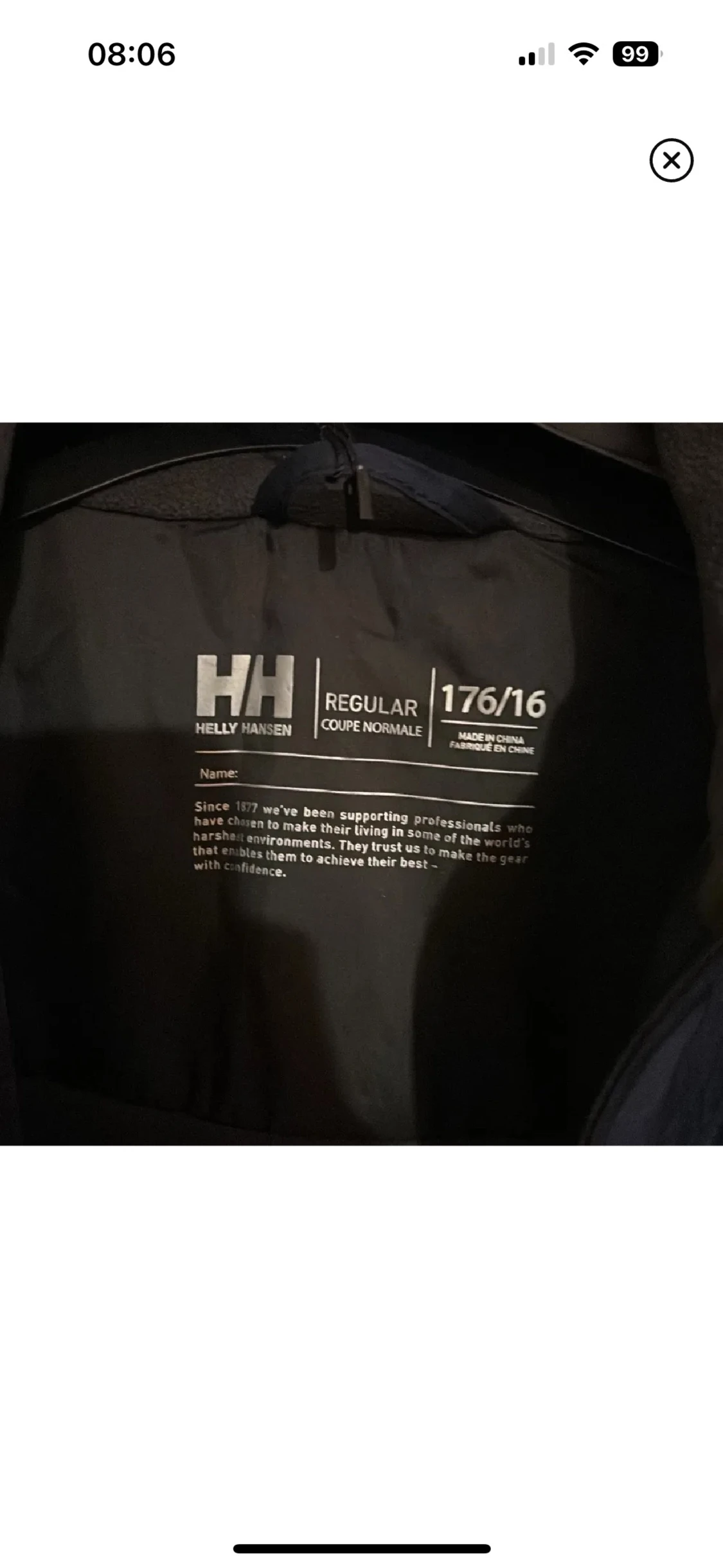 Marinblå vindjacka Helly Hansen - 1