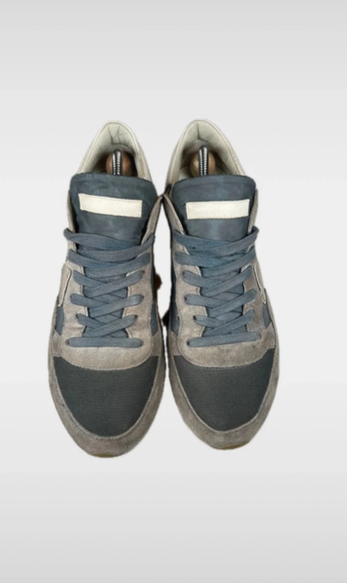 Grå-blå sneakers från Philippe Model - 3