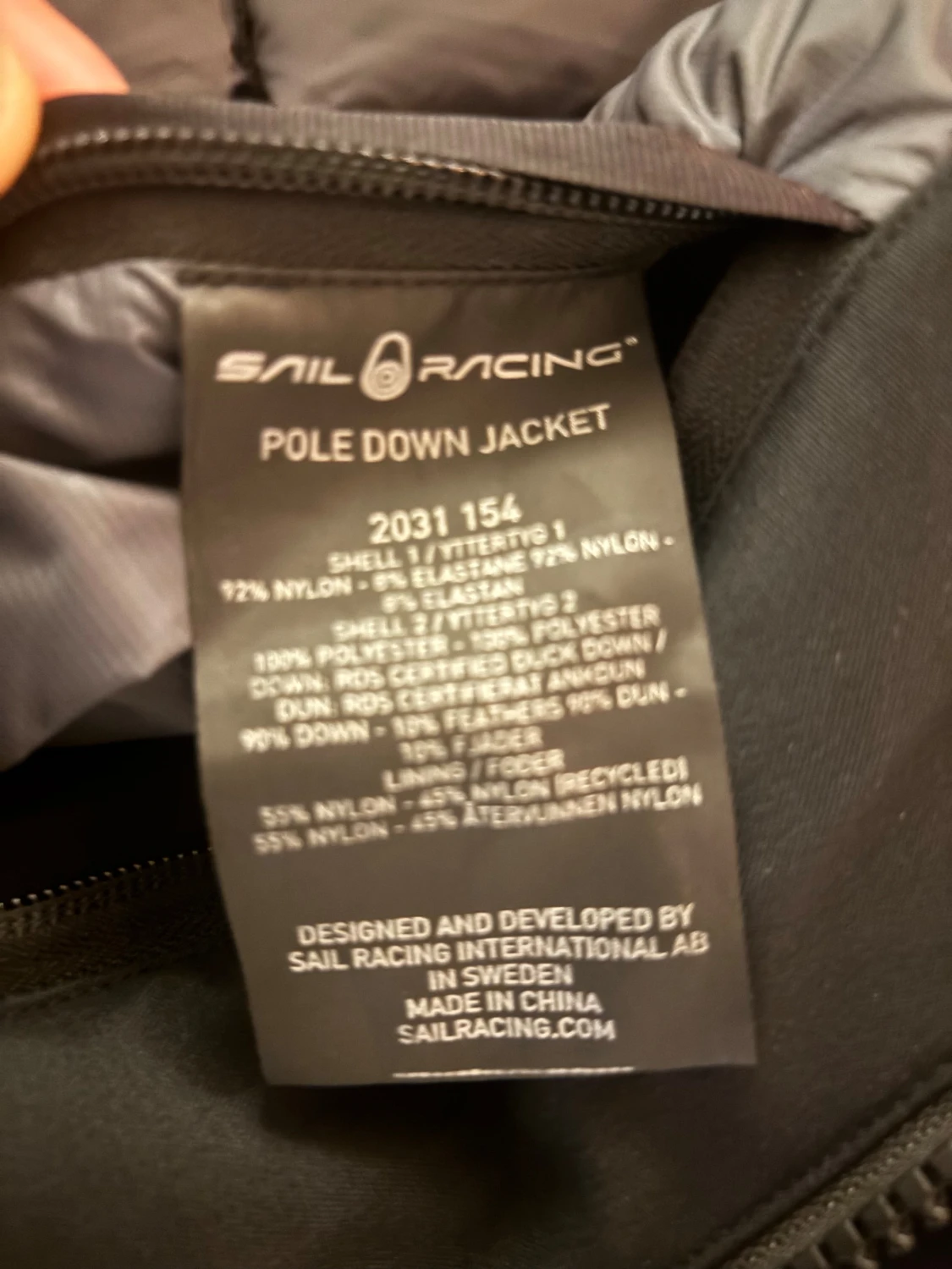 Svart dunjacka Sail Racing Gore-Tex - 2